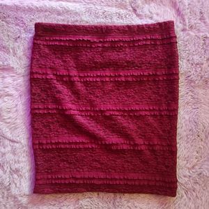 Forever21 lace mini skirt